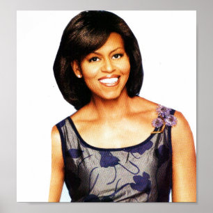 PÓSTER MICHELLE OBAMA SMILING POSTER