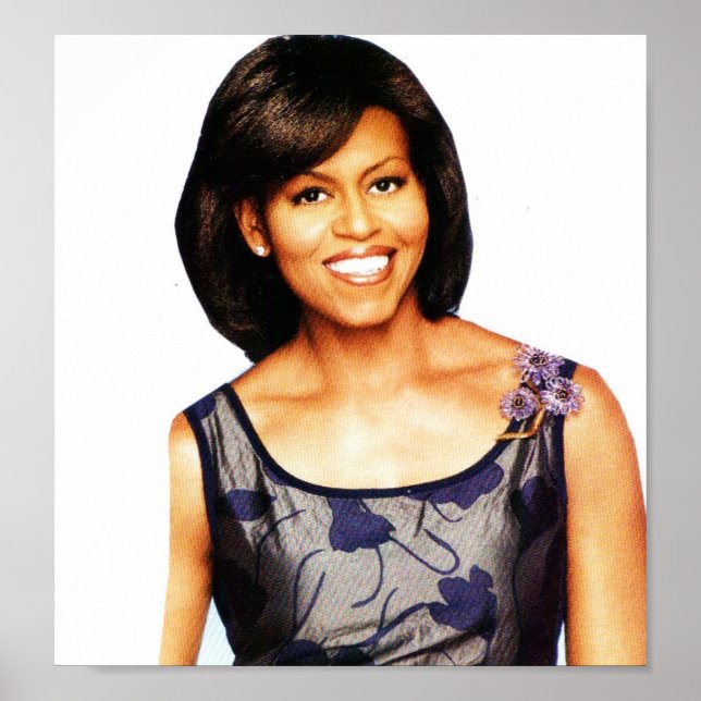 PÓSTER MICHELLE OBAMA SMILING POSTER (Frente)