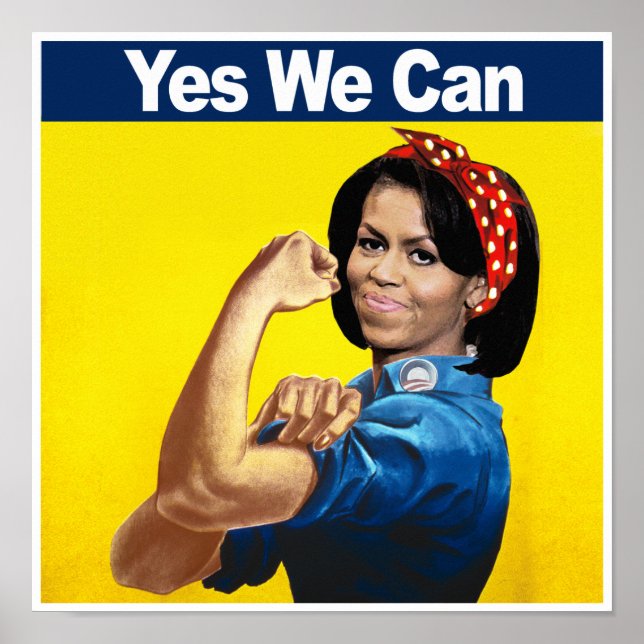 Póster MICHELLE THE RIVETER - SÍ PODEMOS.png (Frente)