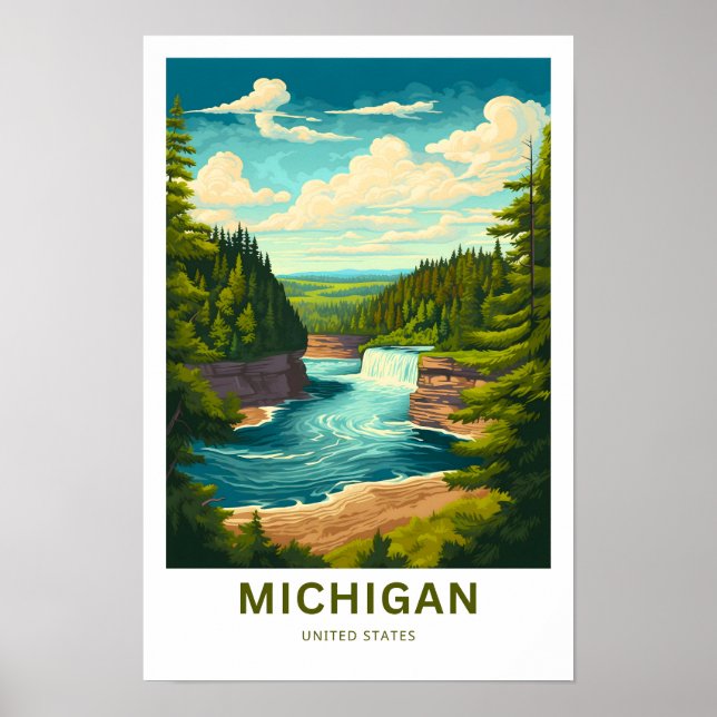 Póster Michigan (Frente)