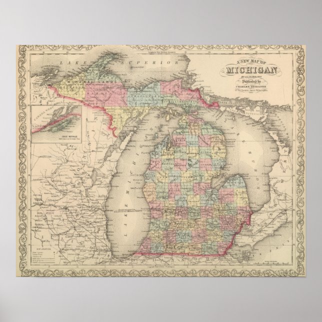 Póster Michigan (Frente)