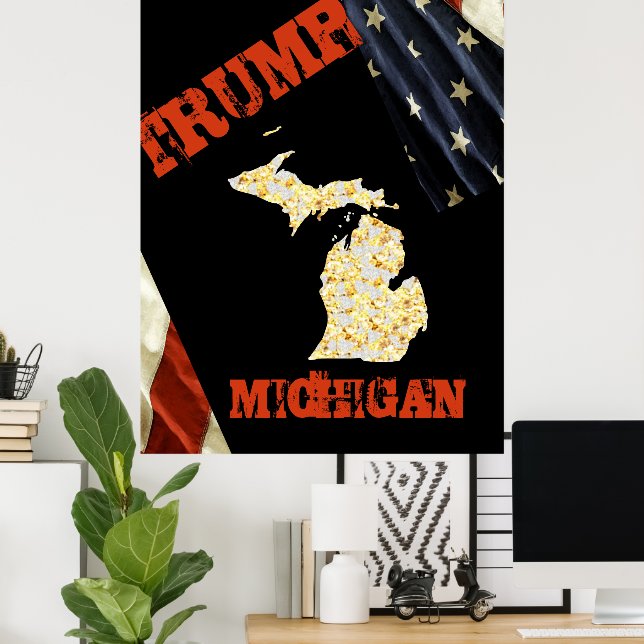 PÓSTER MICHIGAN (Oficina en casa)