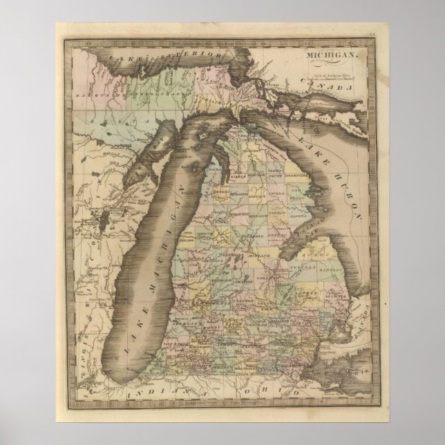 Póster Michigan 4 (Frente)