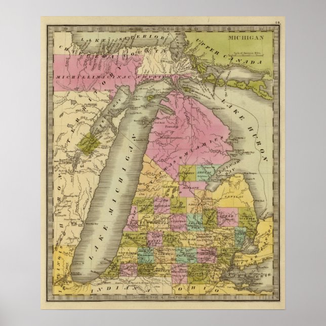 Póster Michigan 5 (Frente)