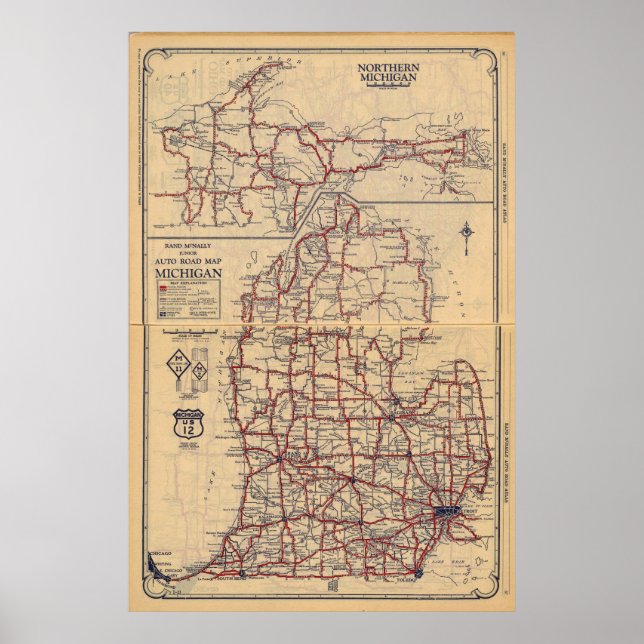 Póster Michigan 6 (Frente)