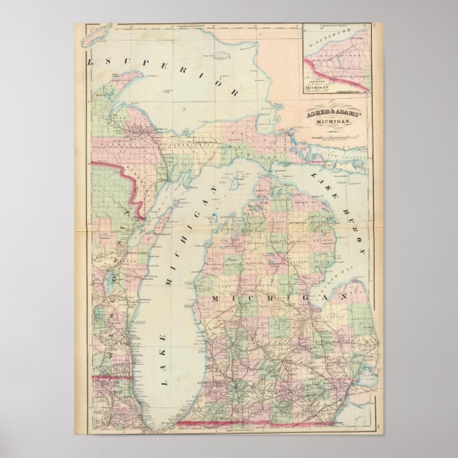 Póster Michigan 7 (Frente)