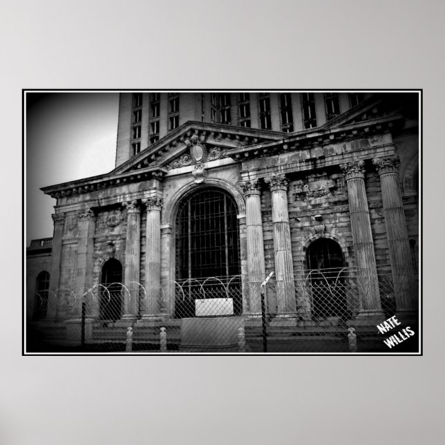 Póster Michigan Central Station (Frente)