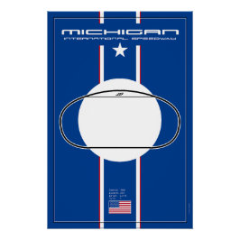 Póster Michigan International Speedway