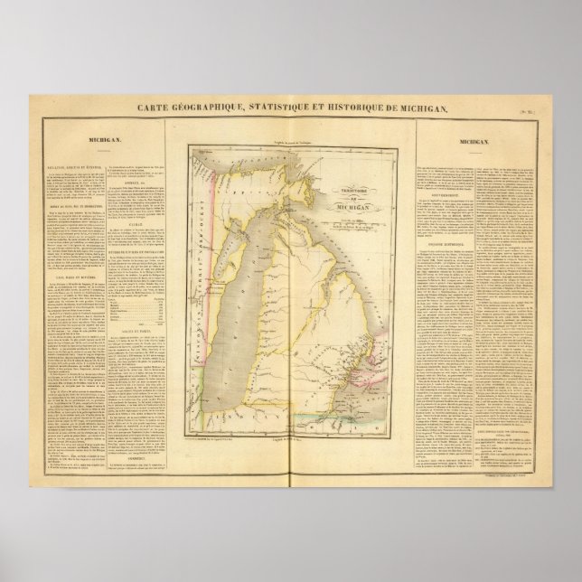 Póster Michigan US (Frente)