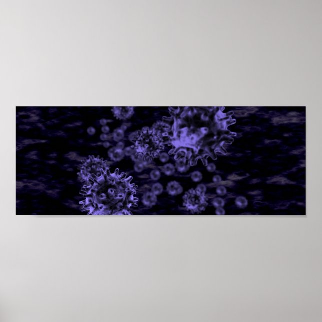 Póster Microbios (Frente)