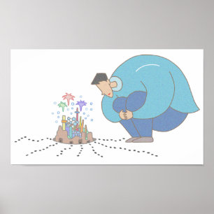 Póster Microcosmos a tus pies.