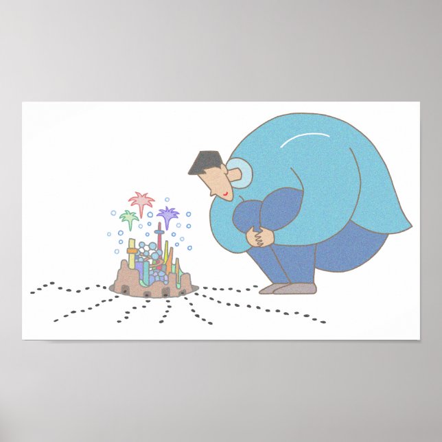 Póster Microcosmos a tus pies. (Frente)