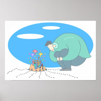 Póster Microcosmos a tus pies.