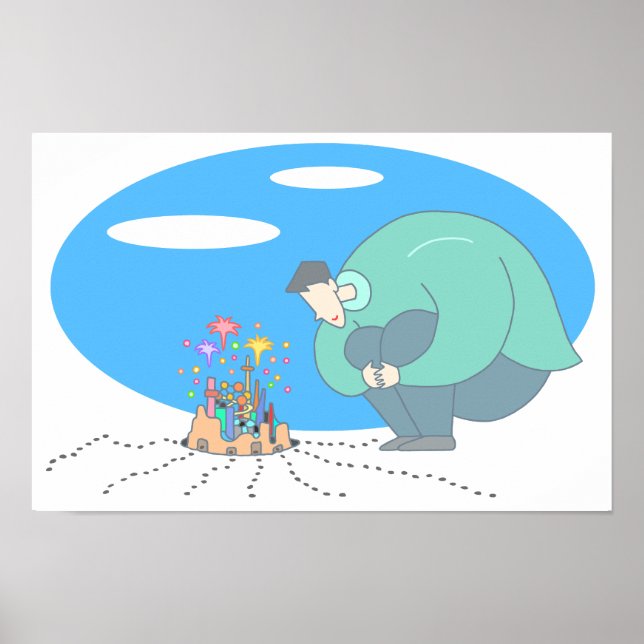 Póster Microcosmos a tus pies. (Frente)