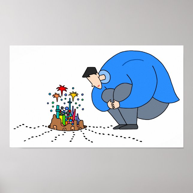 Póster Microcosmos a tus pies (Frente)