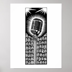 Póster Micrófono #1