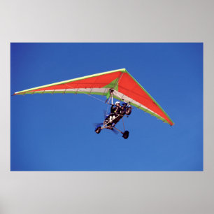 Póster Microlight Volando En El Cielo, Cabo Occidental