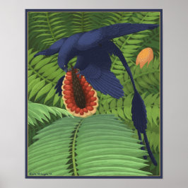 Póster Microraptor Omnivory