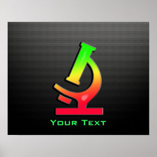 Póster Microscopio liso