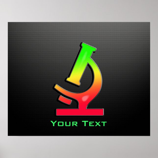 Póster Microscopio sucio (Frente)