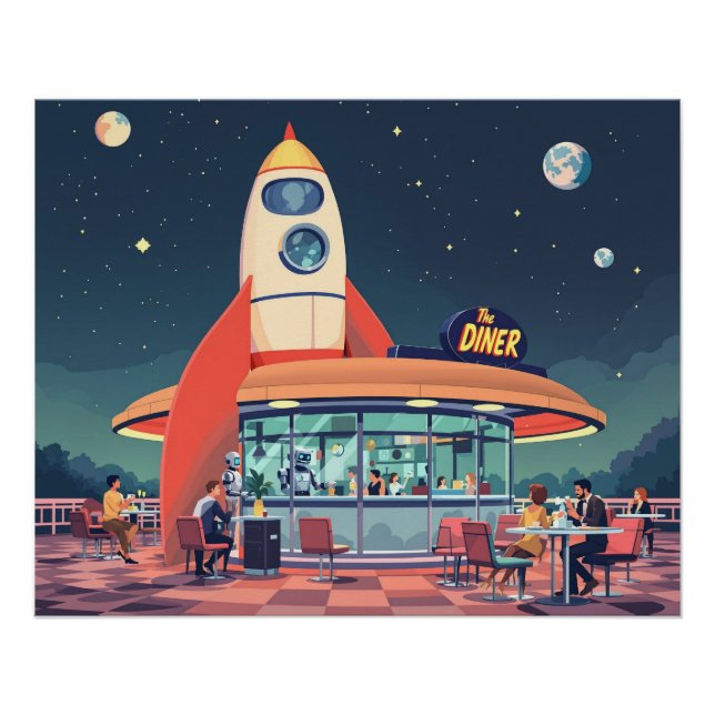 Póster Mid-Century Futurismus (Anverso)