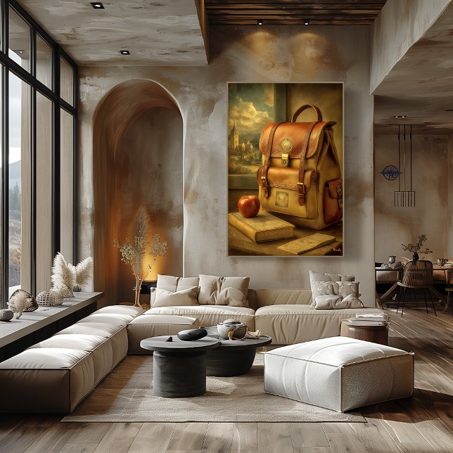 Póster Mid-Century Retro Education Art – Timeless Journey (Subido por el creador)