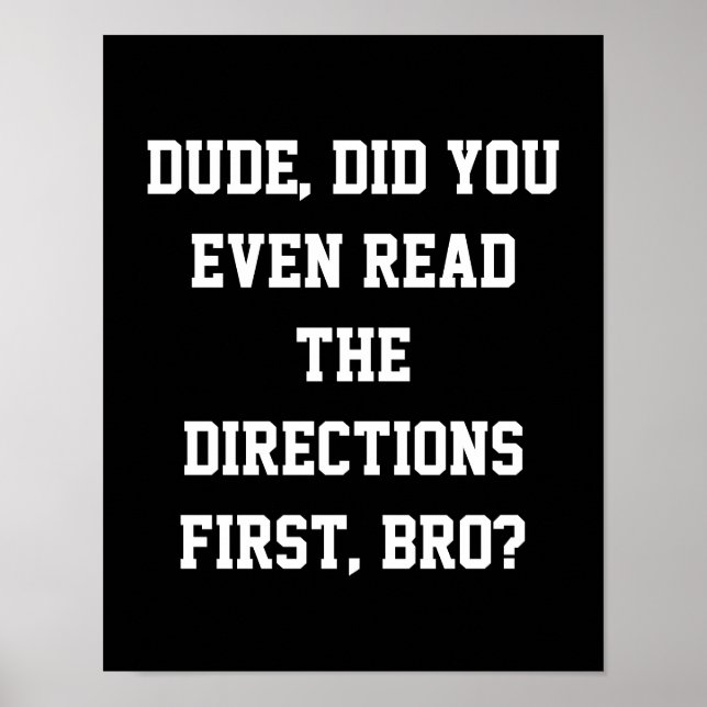 Póster Middle School Classroom Decor Slang Poster (Frente)