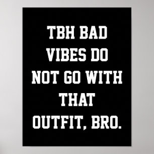 Póster Middle School Classroom Decor Slang Poster