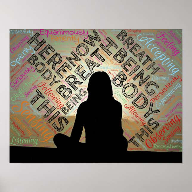 Póster MIDEZ Poster Meditación Mortalidad (Frente)