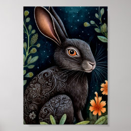 Póster Midnight Hare