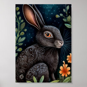 Póster Midnight Hare