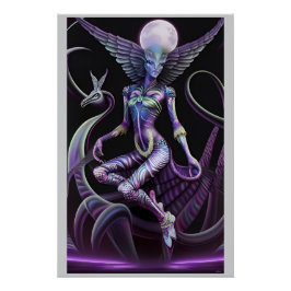 Póster Midnight Magic of the Lunar Maiden