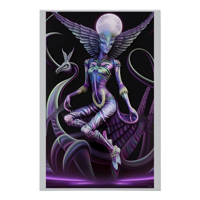 Póster Midnight Magic of the Lunar Maiden (Anverso)