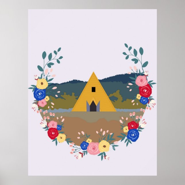 Póster Midsommar kinda minimalista (Frente)