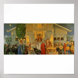 Póster midvinterblot-carl-larsson