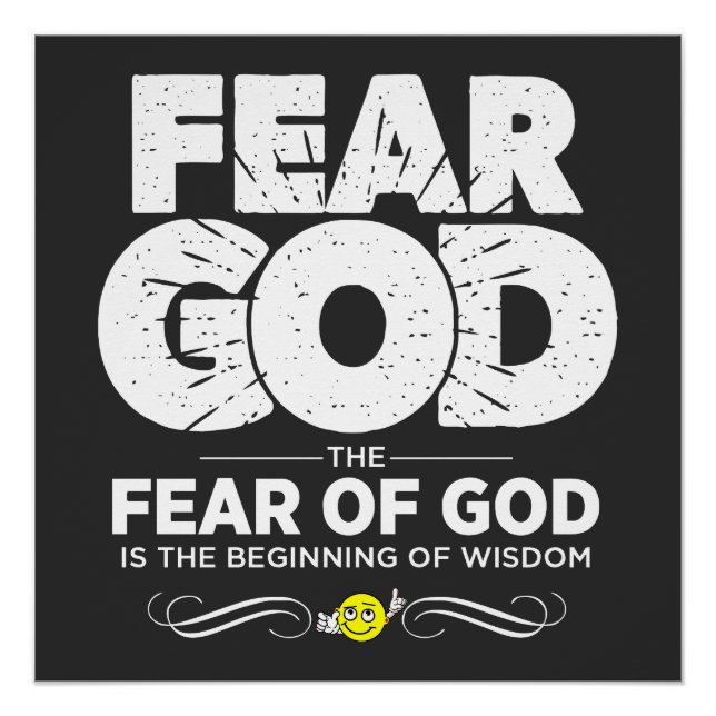 Póster Miedo a Dios (Anverso)