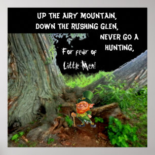 Póster MIEDO AL PEQUEÑO poster DE HOMBRES