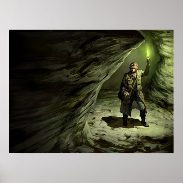 Póster Miedo al Poster oscuro (Frente)