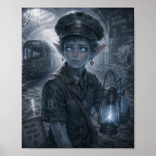 Póster Miedo / Conductor / Metro