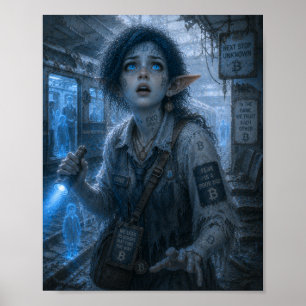 Póster Miedo / Conductor / Metro