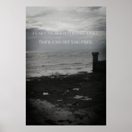 Póster Miedo contra la esperanza