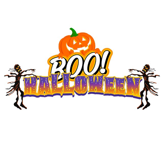 Póster Miedo-Halloween (Whispers from beyond echo in the haunted mansion.)