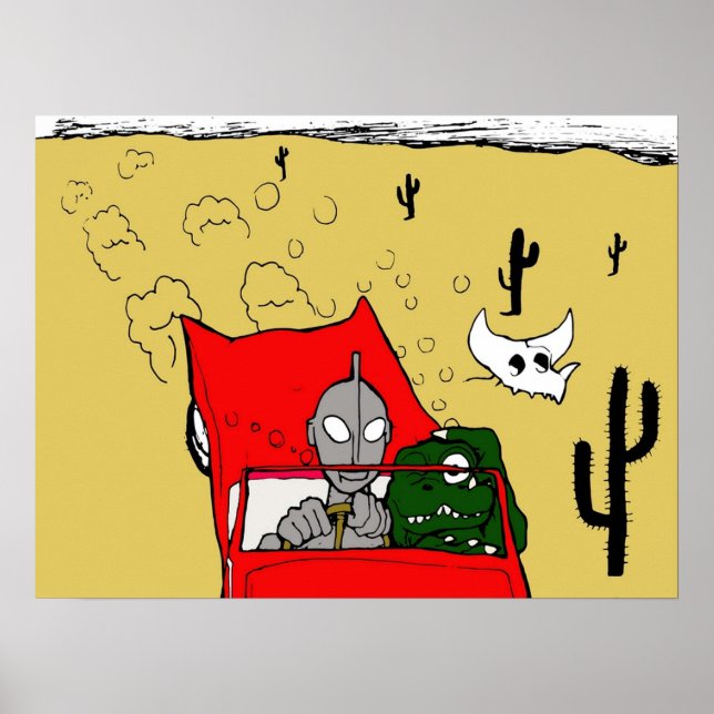 Póster Miedo y aversión a Godzilla (Frente)