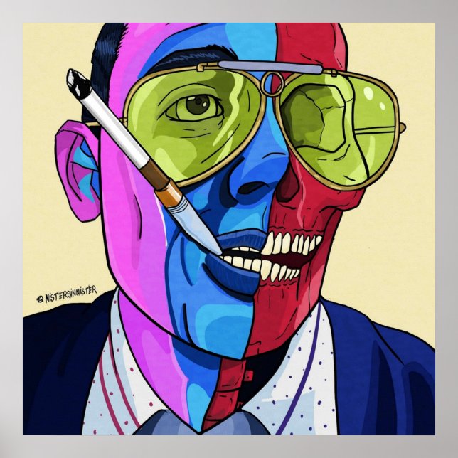 Póster Miedo y odio en Las Vegas (Frente)