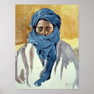 Póster Miembro de una tribu Timbuctoo 1991 del Tuareg