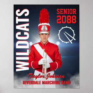 Póster Miembro Superior de la Banda de Marcha Foto Person