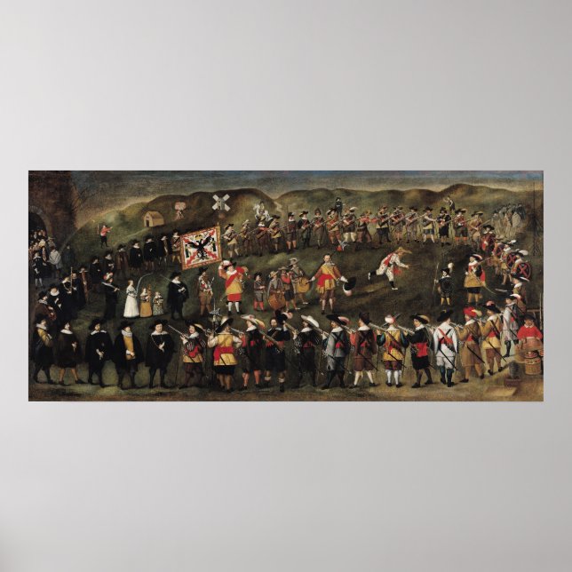 Póster Miembros de la Hermandad de San Bárbara (Frente)