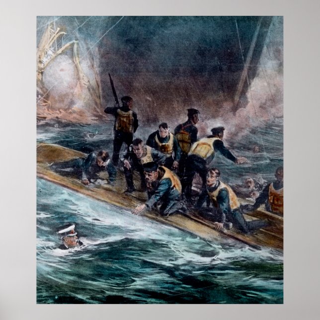 Póster Miembros de la tripulación de Titanic RMS que cons (Frente)