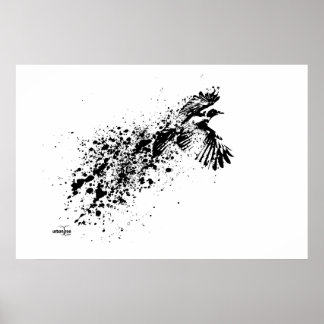 Póster ...mientras el cuervo vuela