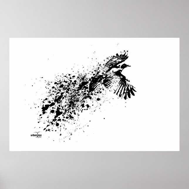 Póster ...mientras el cuervo vuela (Frente)